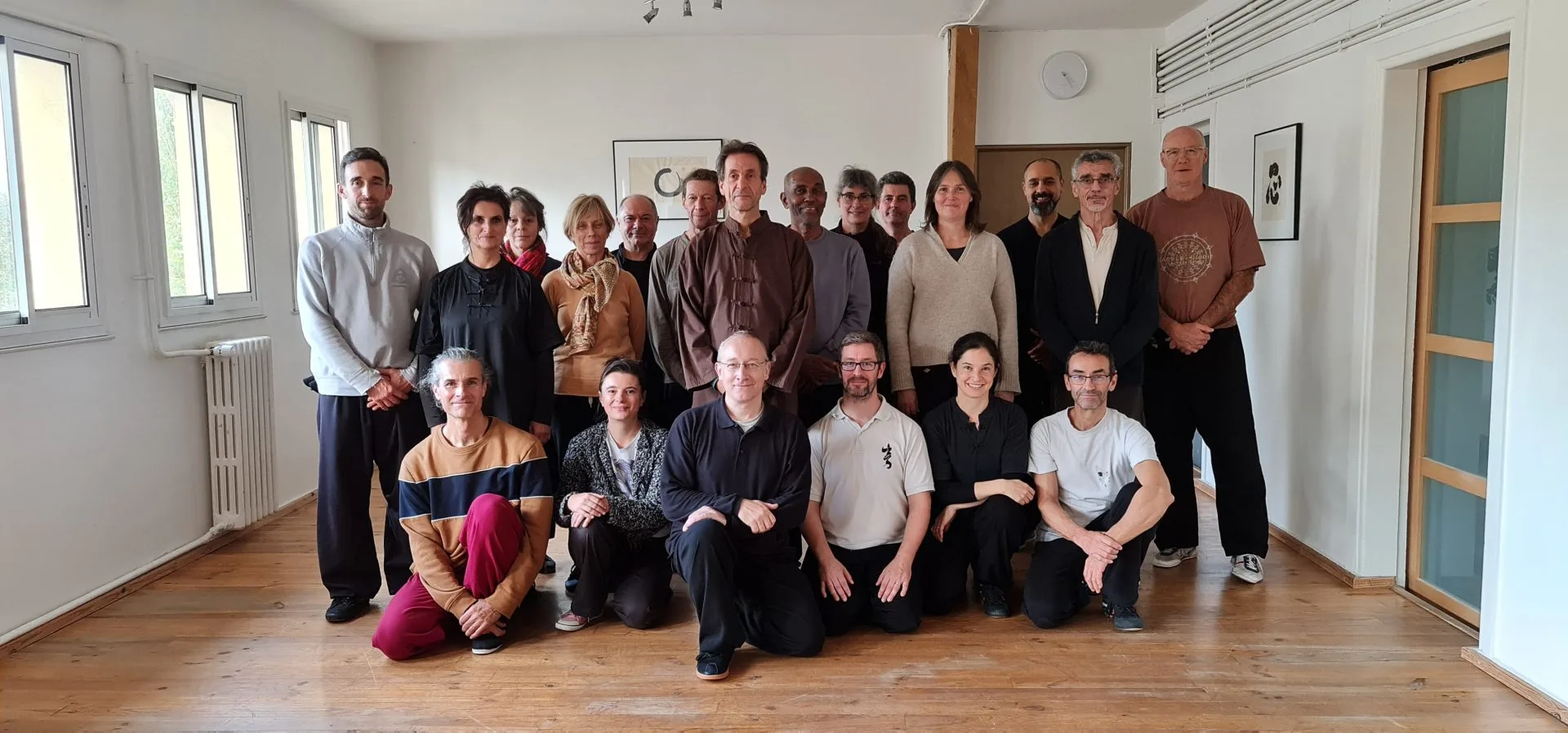 Retraite d’automne de Taïchi : des participants venus de toute la France.