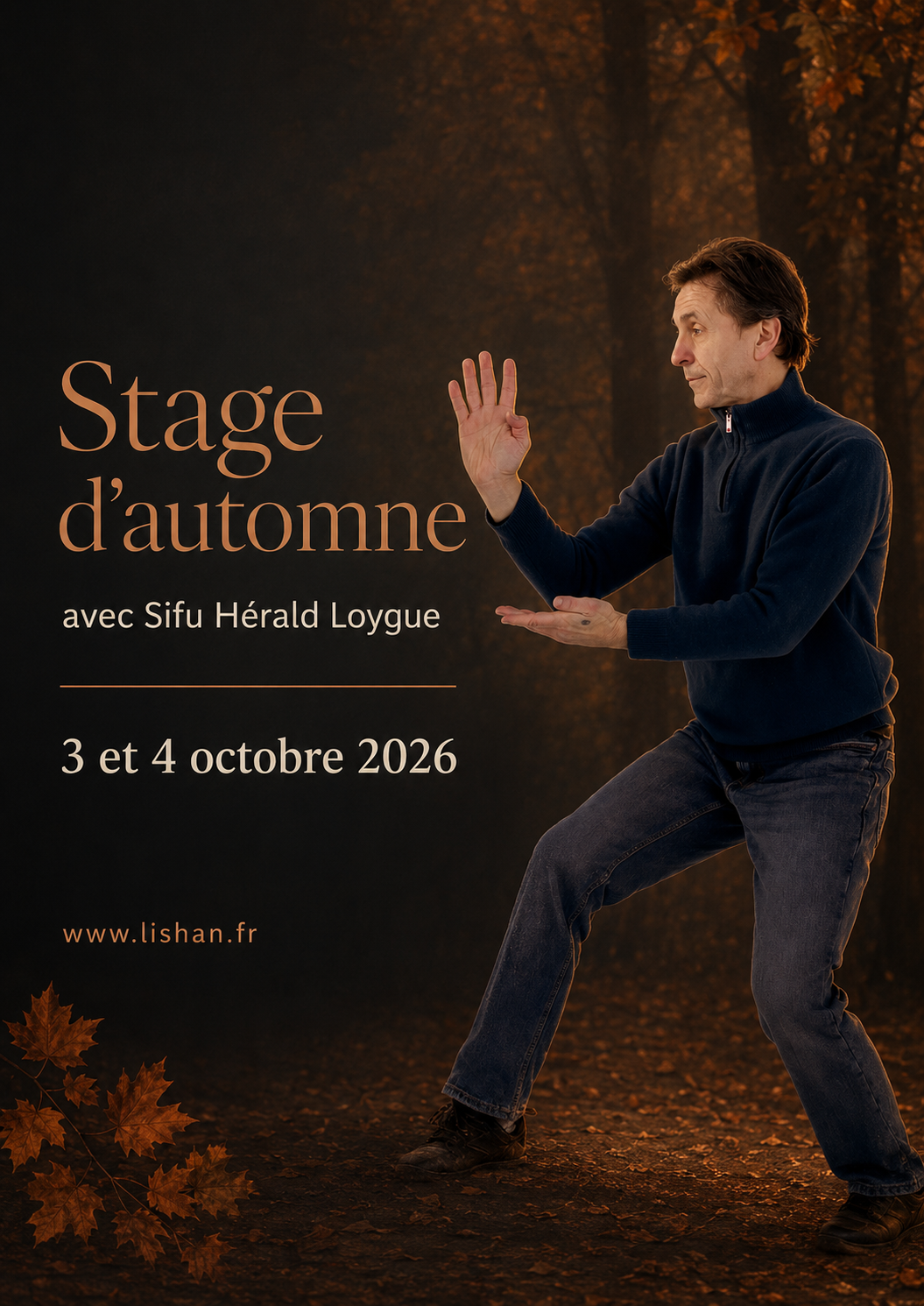 Stage d&rsquo;automne avec Sifu Hérald Loygue