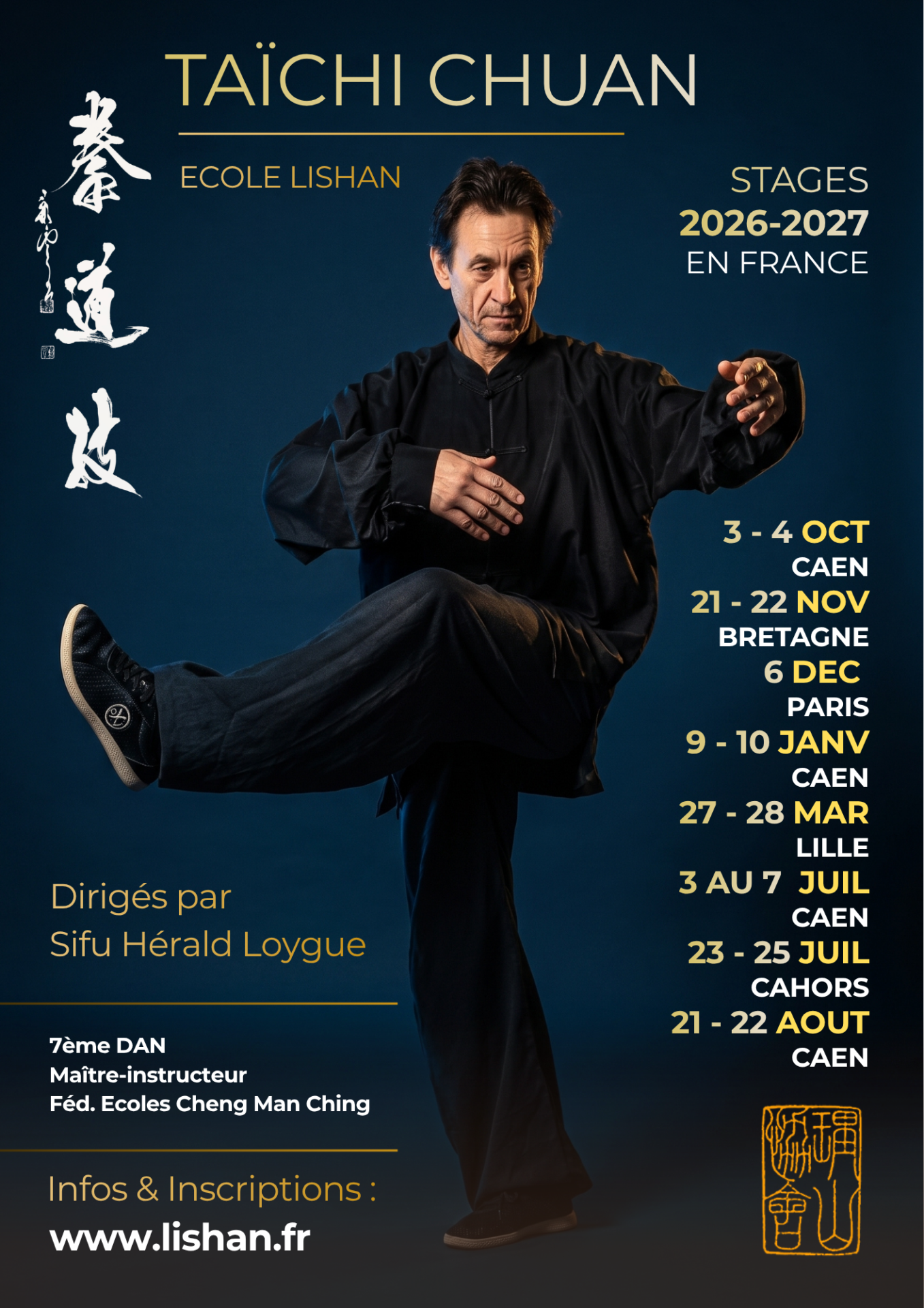 Taïchi Chuan : Stage en Bretagne Sifu Hérald Loygue